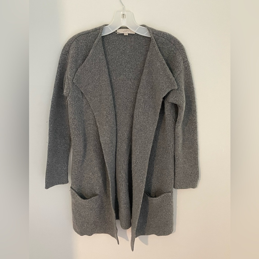 Ann Taylor Loft Cozy Open Coatigan XS/S